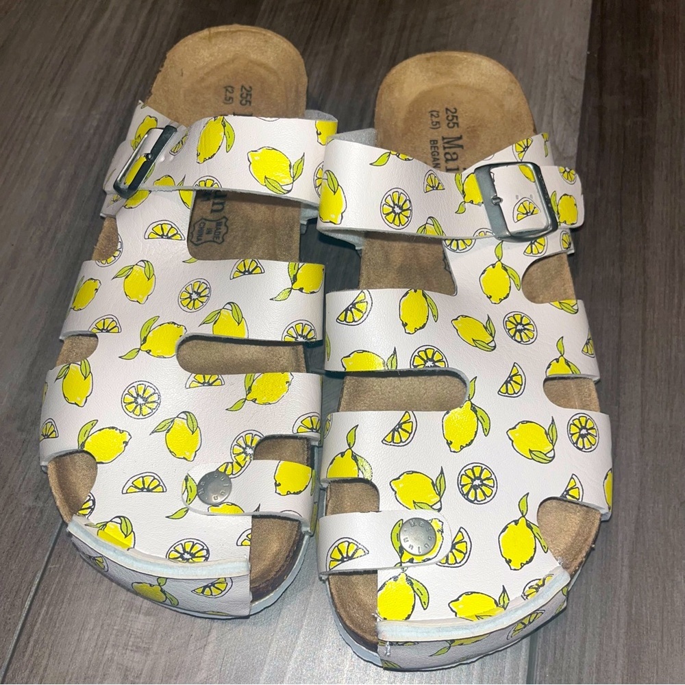 MAIBULUN | SUMMER PICNIC CUT-OUT CLOG - YELLOW, Size 41